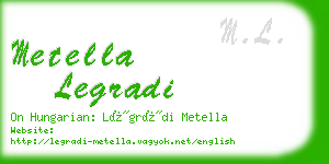 metella legradi business card